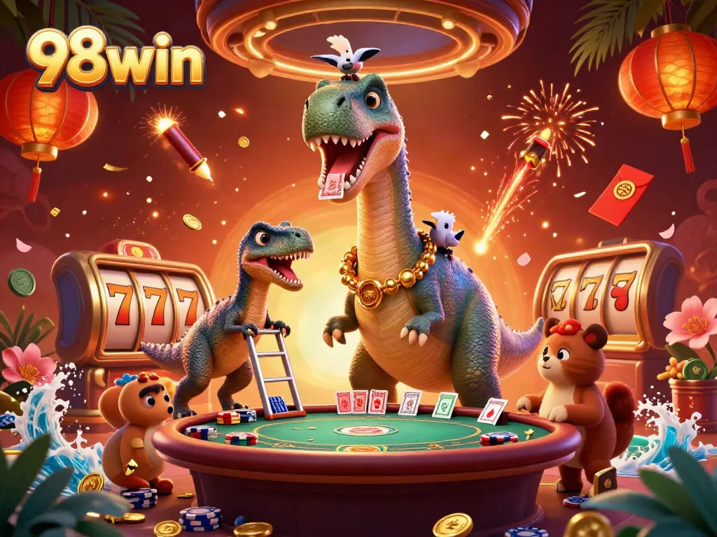 Engage with 98win by experiencing lively casino excitement with dynamic 3D characters and games.